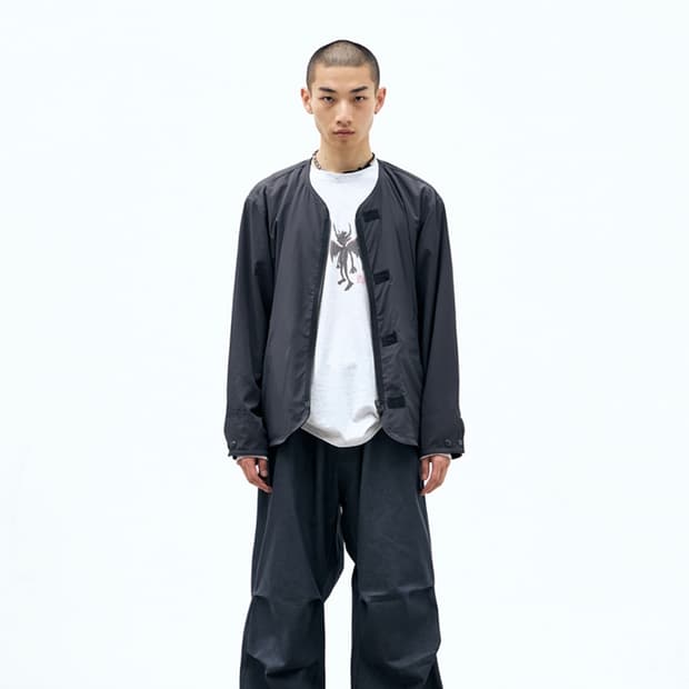 Reversible Lining Jacket Charcoal/Black