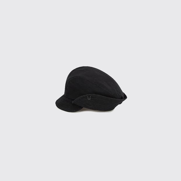 Open yy bucket beret black
