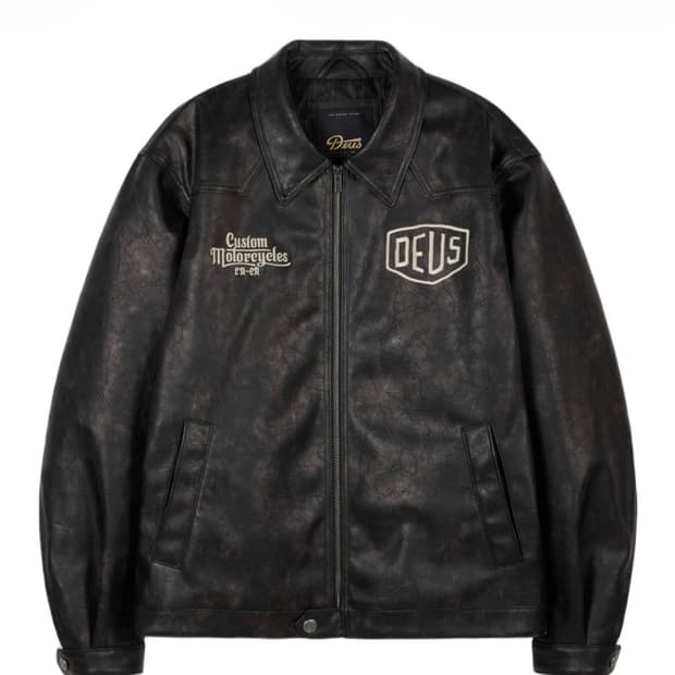 데우스 레더 자켓 M 
