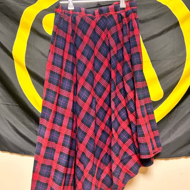 영국풍 모리걸 체크 스커트 