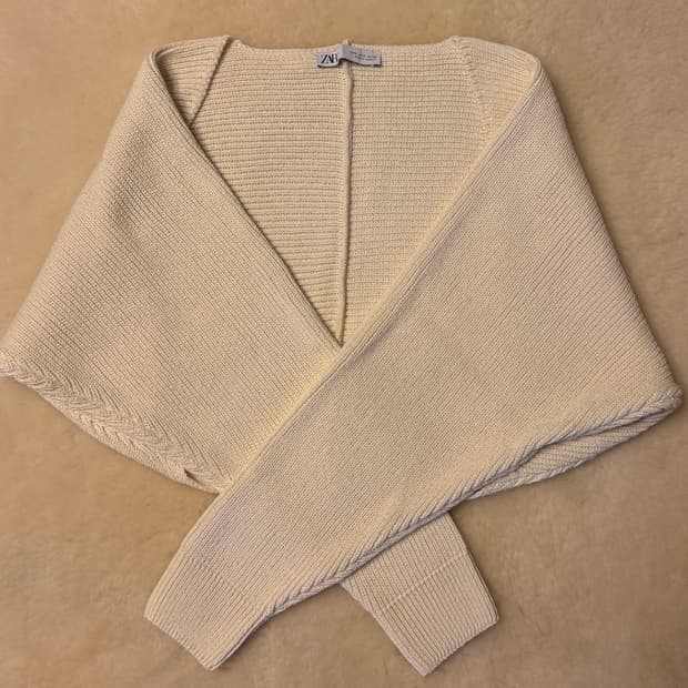 자라 아이보리 볼레로 s (새상품)