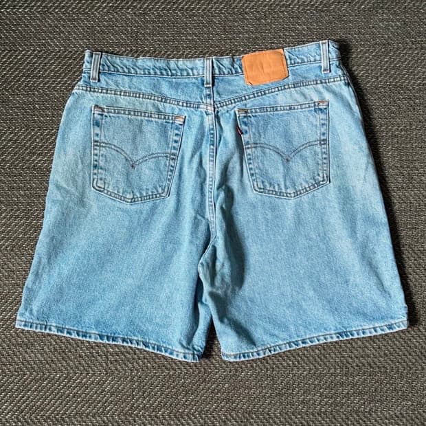 (38) 90s USA 리바이스 550 빈티지 데님 쇼츠