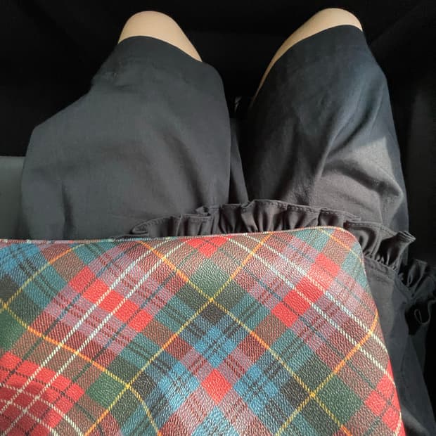 VIVIENNE WESTWOOD Tartan cross body bag