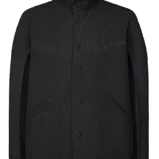 옴므플리세 오버사이즈 하이넥 점퍼