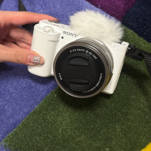 소니 zv-e10 4k 화이트 