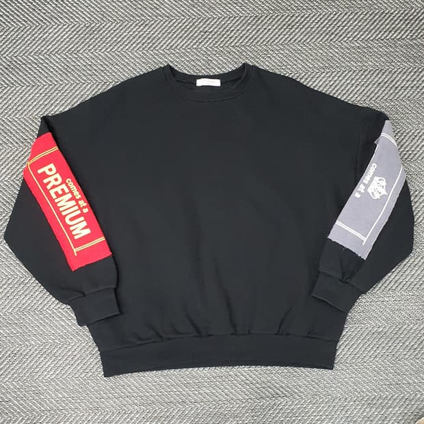 멋진 오버핏 기모 맨투맨 남자105