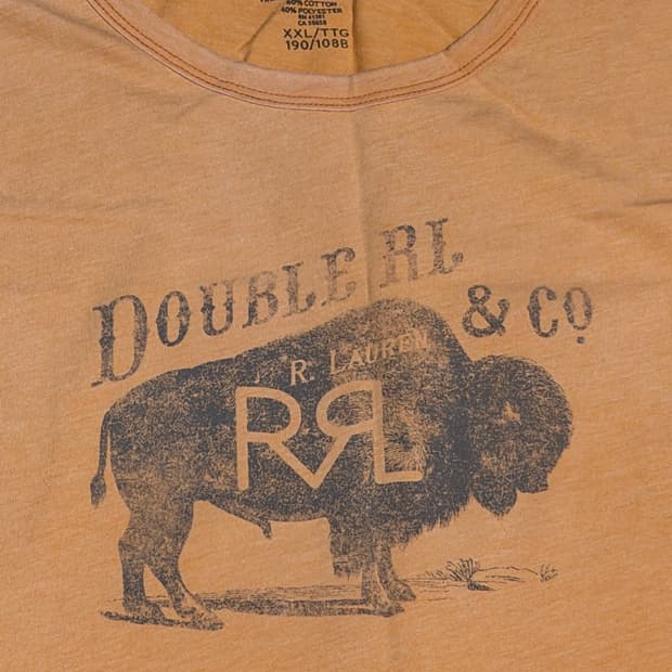 rrl 버팔로 로고 그래픽 티셔츠 xxl