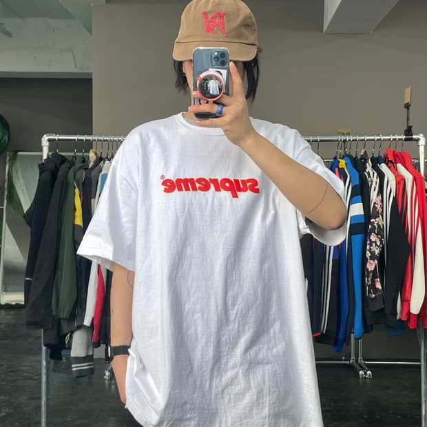supreme 슈프림 핀라인 반팔 티셔츠(24SS)
