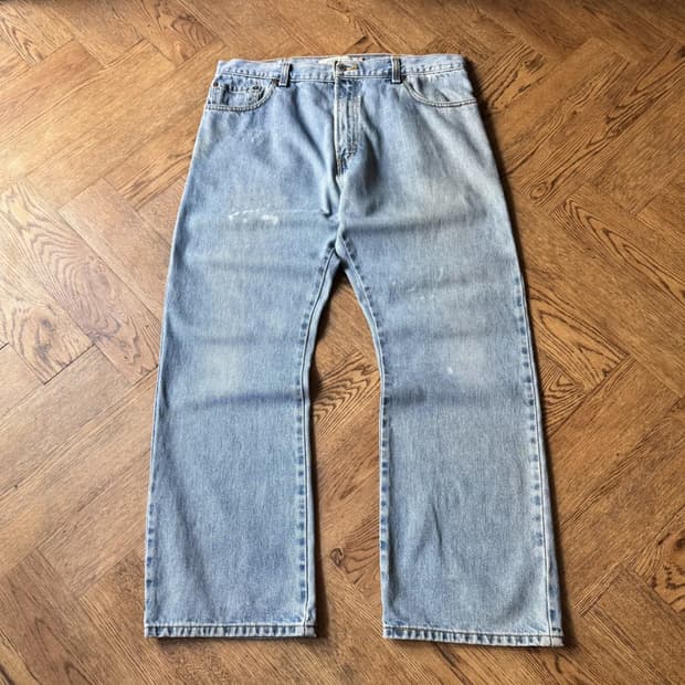 [38]00's 리바이스 517 멕시코제 블리치드 플레어진 F36