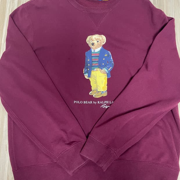 폴로 테디베어 맨투맨 L