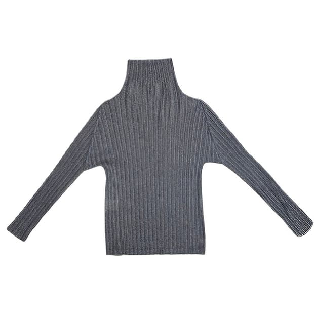 PLEATS PLEASE 이세이 미야케 베이직 탑 그레이 3