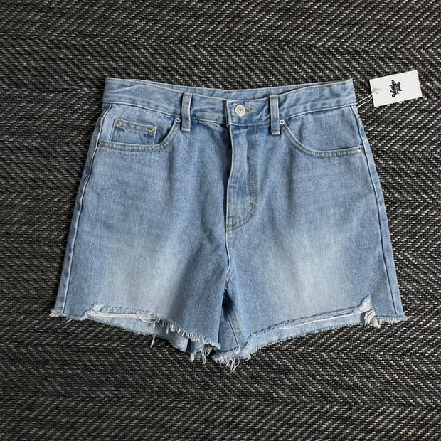 빈티지 우먼스 커팅 데님 쇼츠o 2938