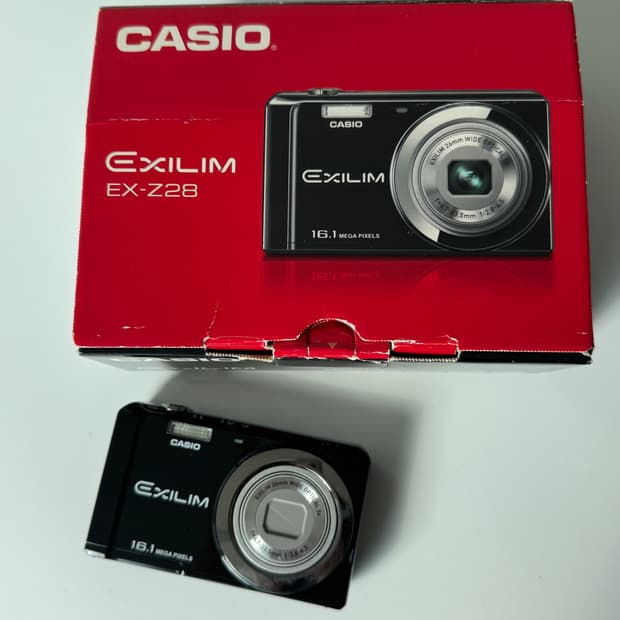 카시오 엑슬림 z28 (zs6) 블랙 풀박스 