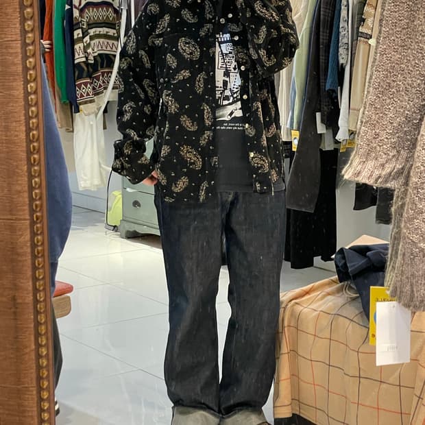 정글스톰 페이즐리 코듀로이셔츠