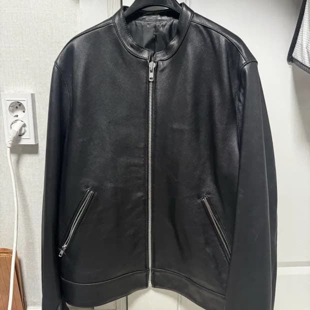 무료배송) 에잇세컨즈 레더자켓 L size