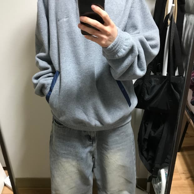 트레통 후드티(그레이)