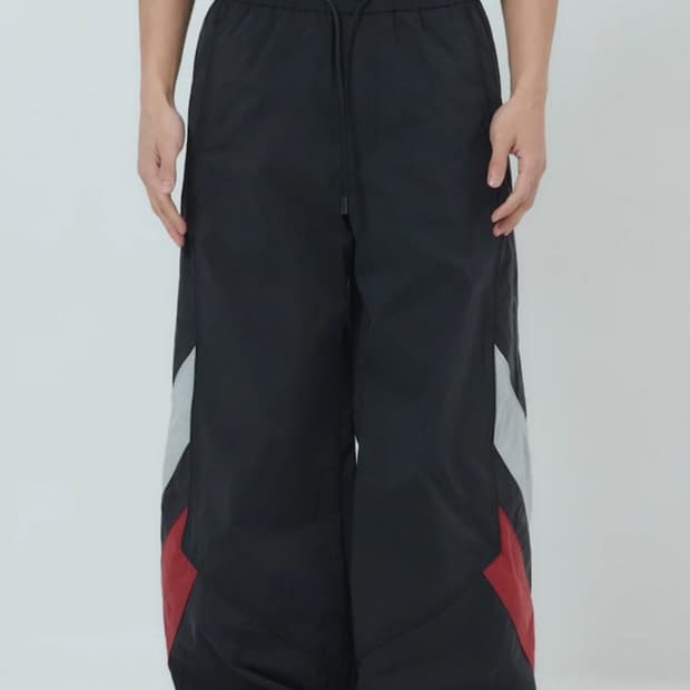 25FW 준지 립스탑 컬러블록 트랙팬츠 48 판매