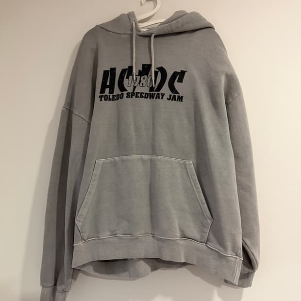 ACDC 스피드웨이 오버 빈티지 다잉 후디