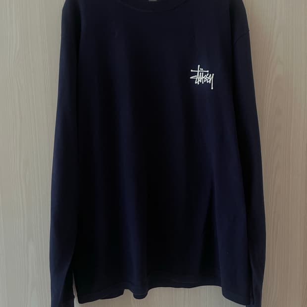 Stussy Navy long sleeve M