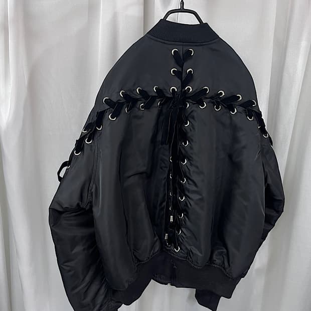 EGOIST ribbon race up MA-1