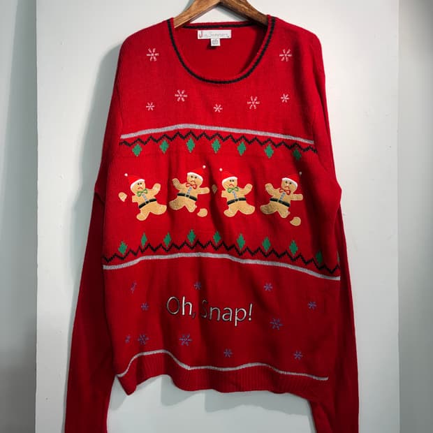 U.S.A. 크리스마스 어글리니트 쿠키 2XL~