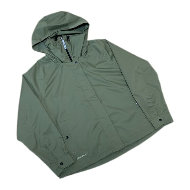 에디 바우어 카키 트라벡스 바람막이 자켓