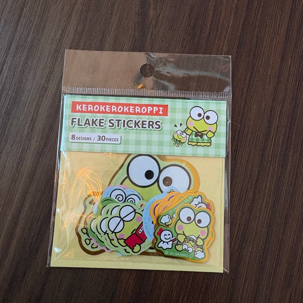 산리오 조각스티커(케로피