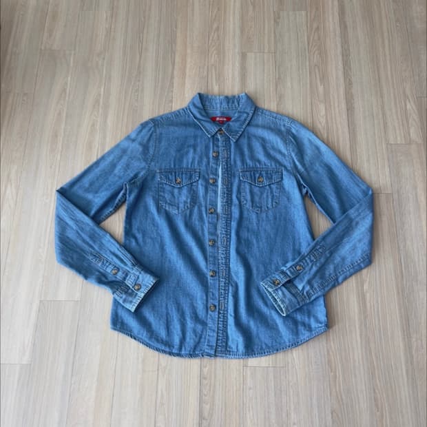 Indigo Bank 인디고뱅크 청 데님 셔츠