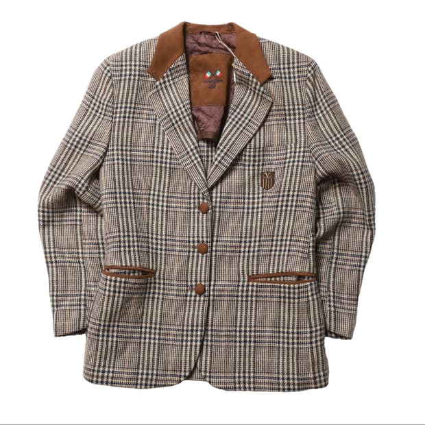 발렌티노 Valentino Check Pattern 3B Blazer