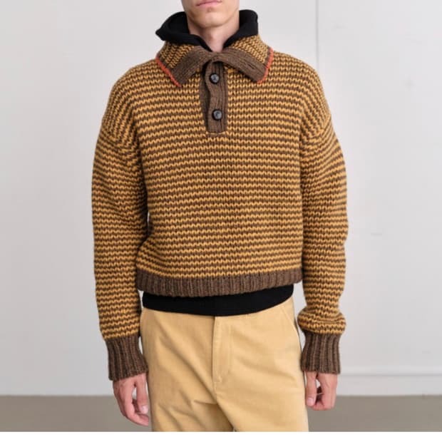 컬러컬러 하이넥 니트