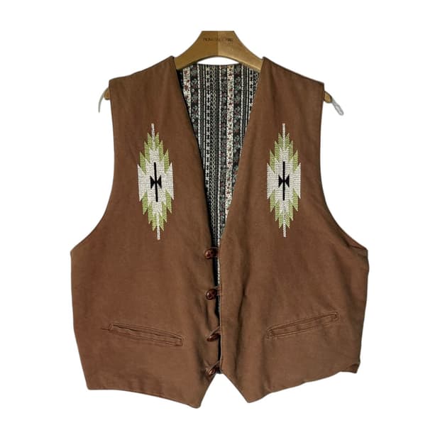 [Sudbury] 빈티지 나바호 웨스턴 베스트