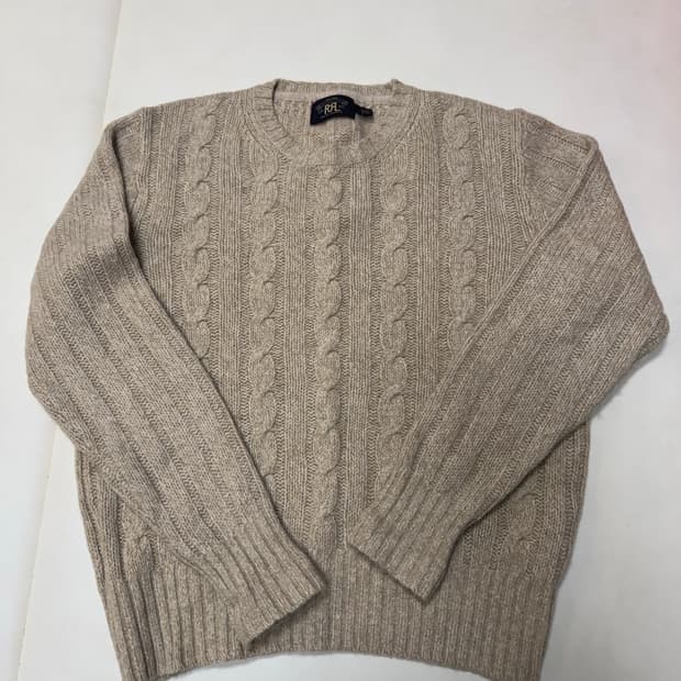 더블알엘 꽈베기 니트