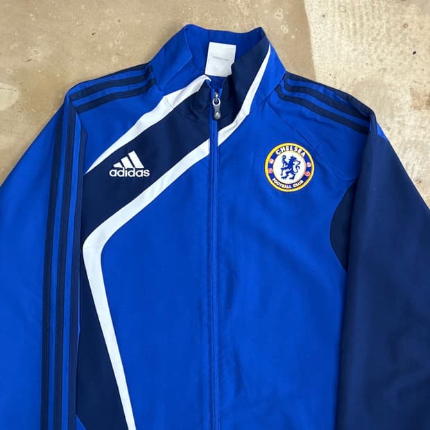 105 아디다스 09-10 첼시 블루 바람막이