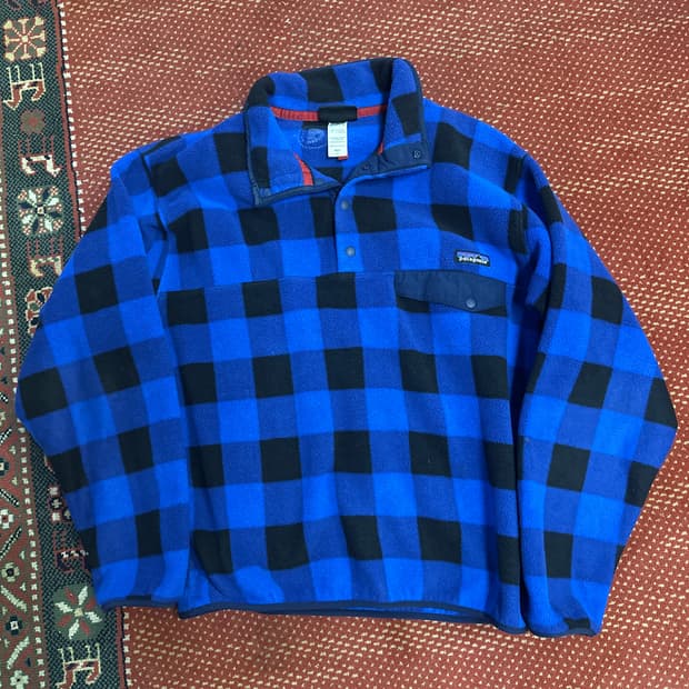 파타고니아 버팔로 체크 신칠라 스냅티 