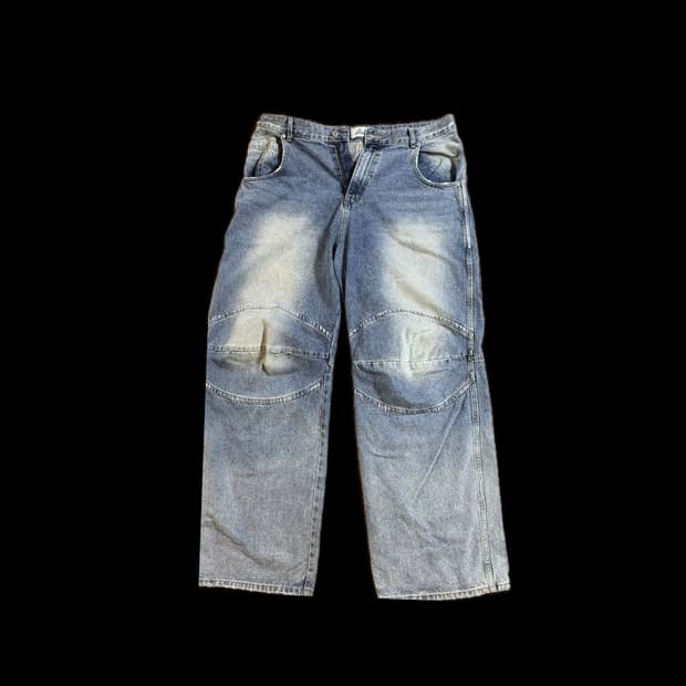 MJD 3D KNEE 데님 팬츠 블루