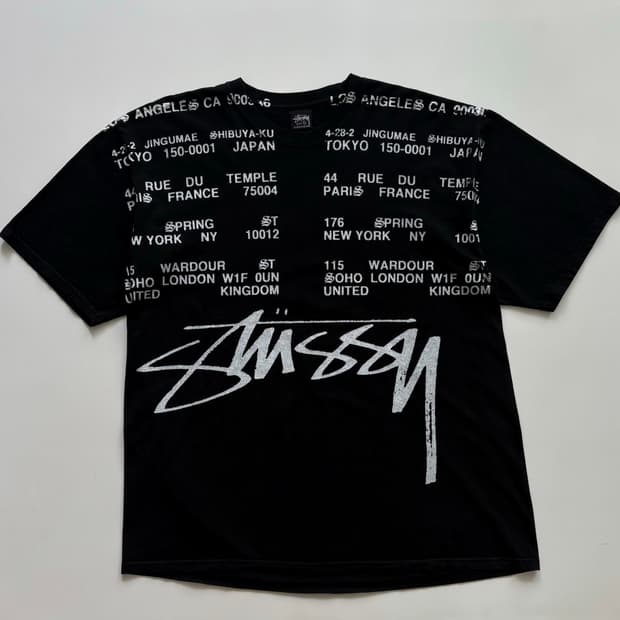 Stussy 스투시 로케이션 다이드 반팔티