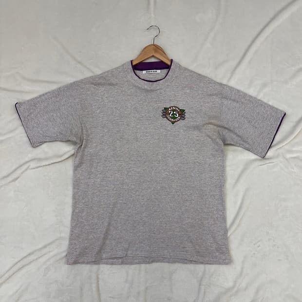 (F)SEVEN BY SEVEN 자수 패치 레이어드 반팔