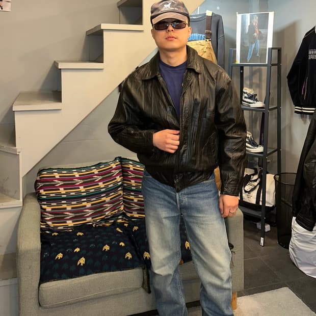 90’s Pierre Cardin lambskin leather JK