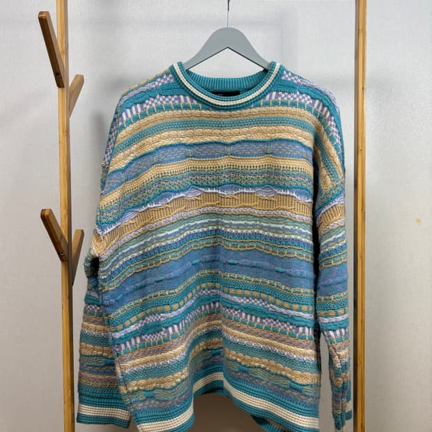 Hide and seek 빈티지 케이블 니트