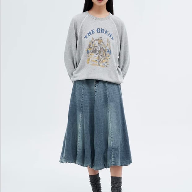 Sea New York 씨뉴욕 데님 스커트 새상품