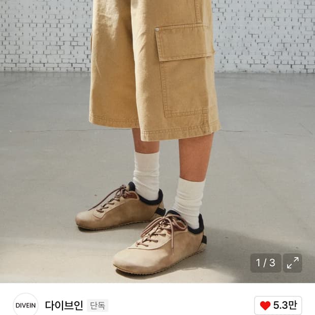 다이브인 점보 카고 버뮤다 팬츠 2사이즈