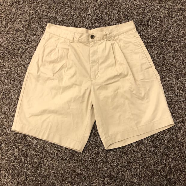 34 브룩스 브라더스 베이지 면 코튼 반바지