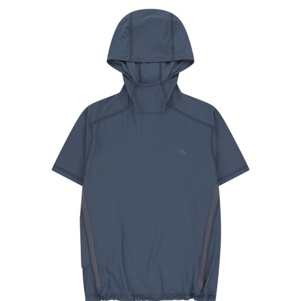Sansan Gear Hoodied Pocket T-Shirt Blue