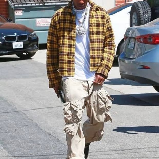 폴로 스캇 탄창 카고 팬츠