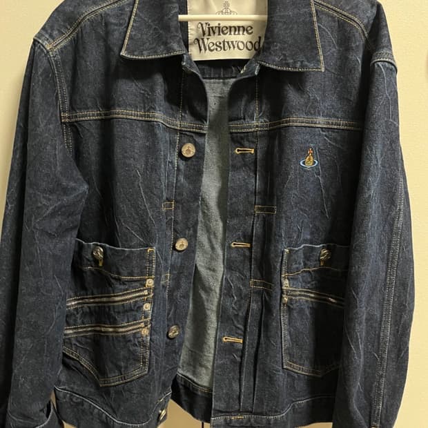 비비안웨스트우드 마를린 청자켓 M (택보유)