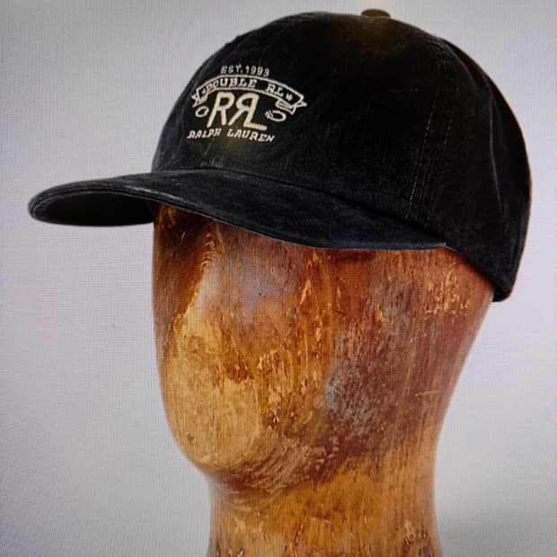 더블알엘 랜치 로고 볼캡 (1회착)