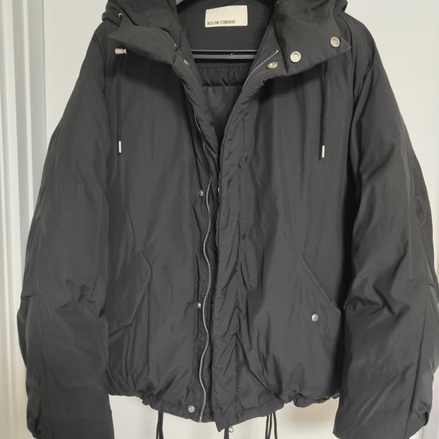 비슬로우 / 오버사이즈 후드 다운 파카 / L