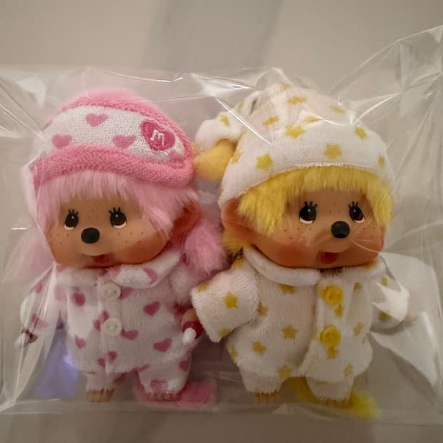몬치치 홍콩한정 파자마 세트 키링(수수료❌)