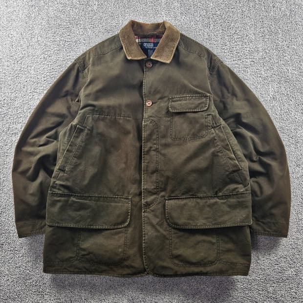폴로랄프로랜 캔버스 코듀로이카라 모호크 헌팅 자켓 (XL)/ 11072