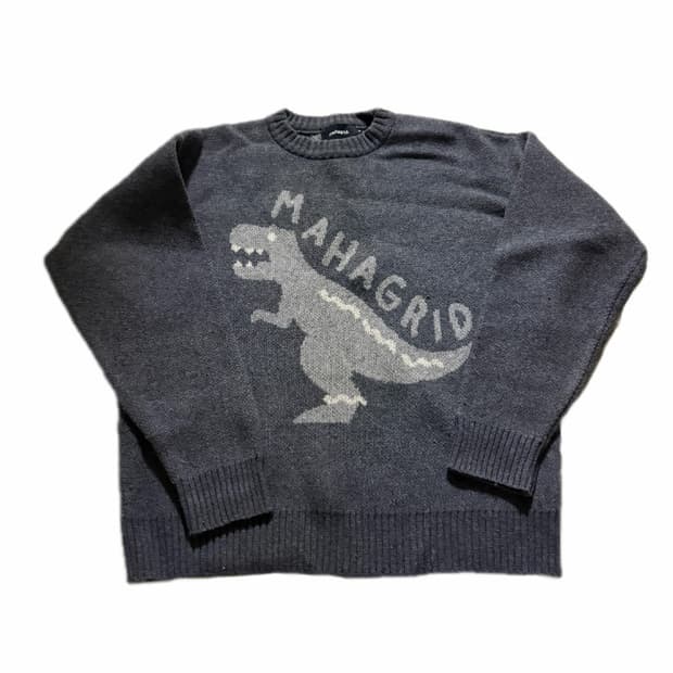 마하그리드 크루넥 니트 s